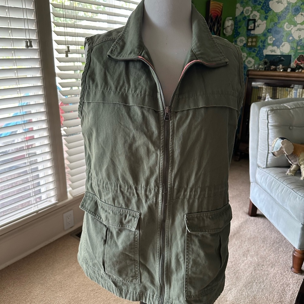 Columbia Soft Zip Front Vest with Cinch Waist Size XL - Picture 10 of 10
